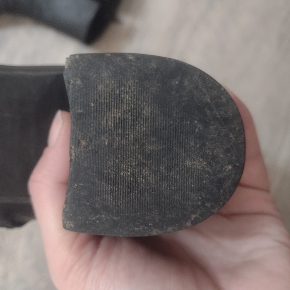 BCBG Black Leather Boots - Picture 5 of 10